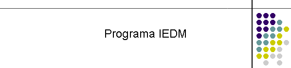Programa IEDM